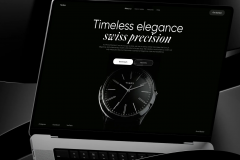 Swiss | Website design for premium watches
